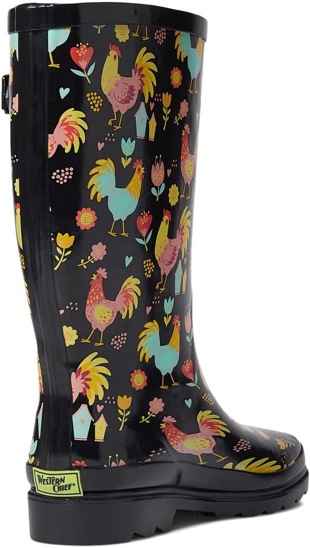 Western Chief Women's Tall Waterproof Rain Boot Outdoor Garden Shoes