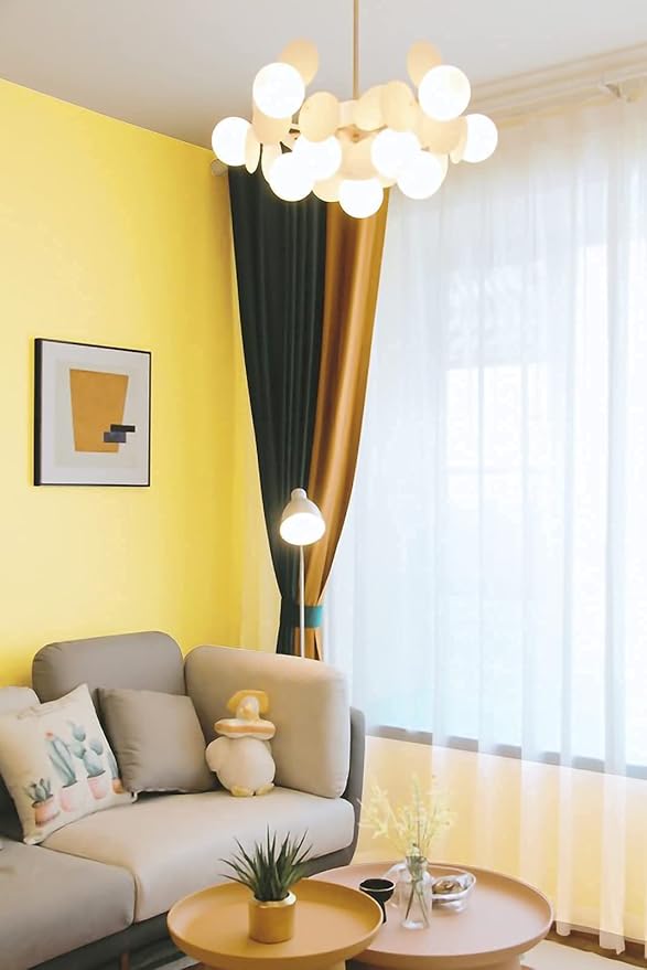Dimoon 118''x17.7'' Yellow Peel and Stick Wallpaper Contact Paper Modern Self Adhesive Wall Paper Removable Renter Friendly Textured Solid Color Shelf Cabinet Vinyl Roll (118''x17.7'',Yellow)