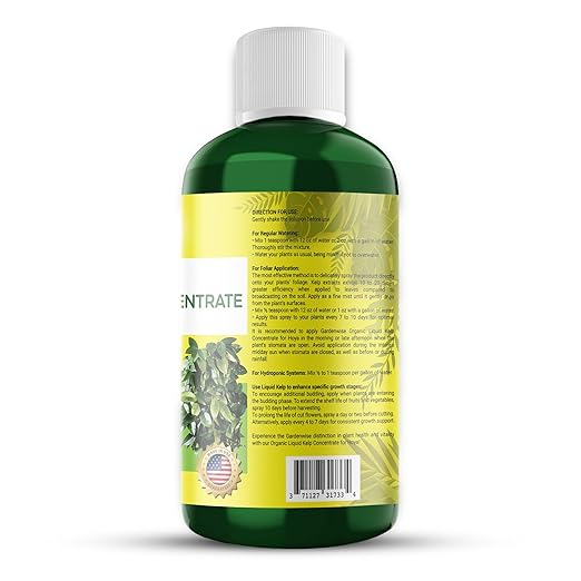 Organic Premium Kelp Seaweed Concentrate for Hoya - Liquid Fertilizer - Liquid Plant Food - Nutrient-Rich Soil Enhancer - Natural Plant Food for Hoya Plant (32 OZ), OLKC-15