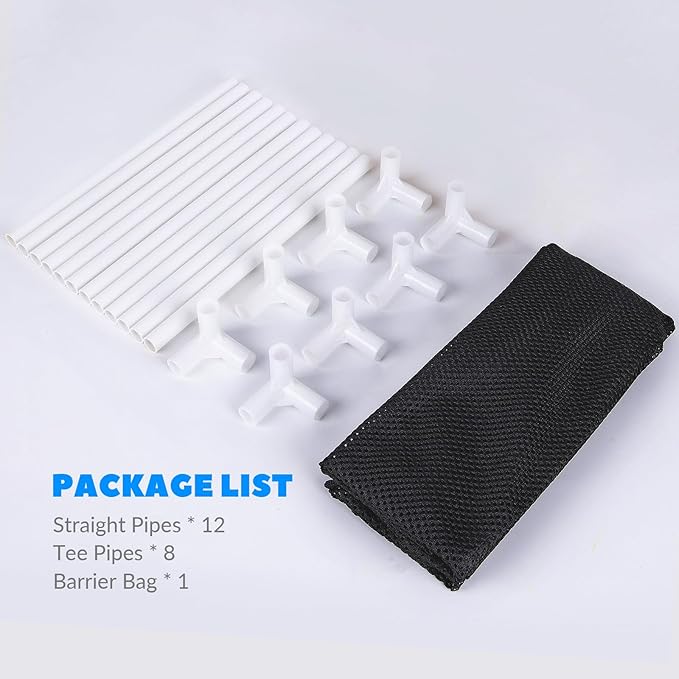 Pond Filter Box, Anti-Clogging Pond Filters for Outdoor Ponds Nylon Media Mesh Water Pump Cover Barrier Bag with Drawstring, Pond Pump Filter Bag (10 Inch)