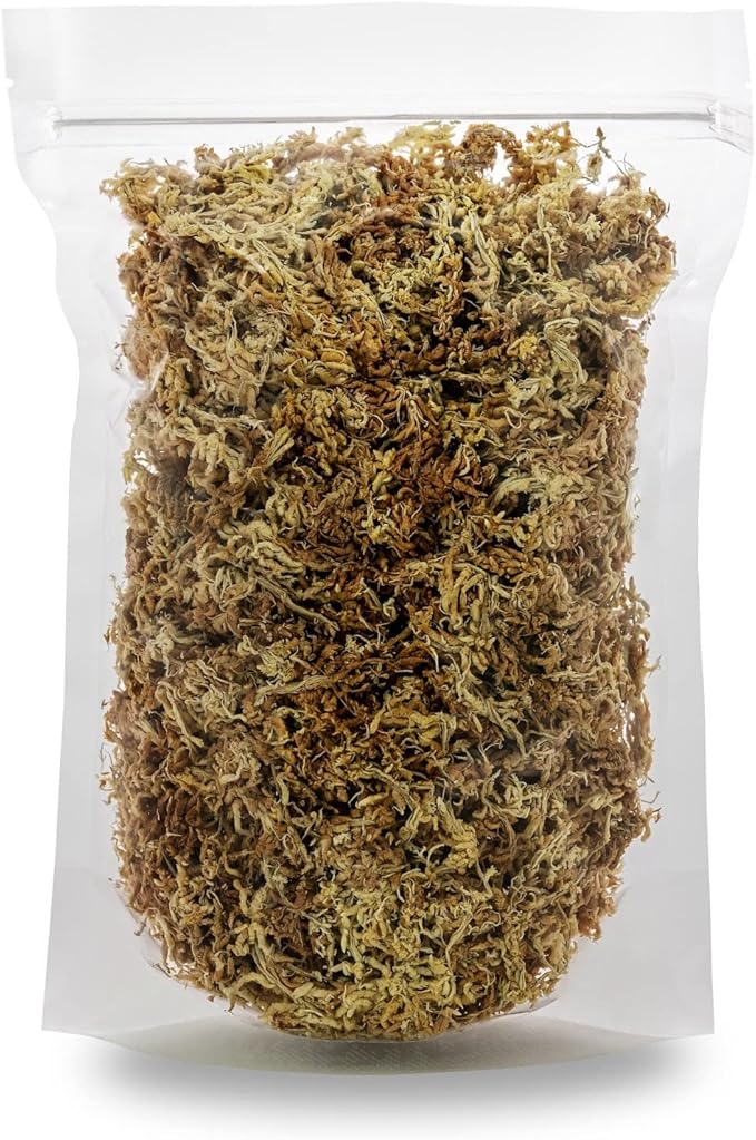 Premium New Zealand Sphagnum Moss - Organic Hand Mixed Long Fibered Sphagnum Moss Orchid - 5 Quart