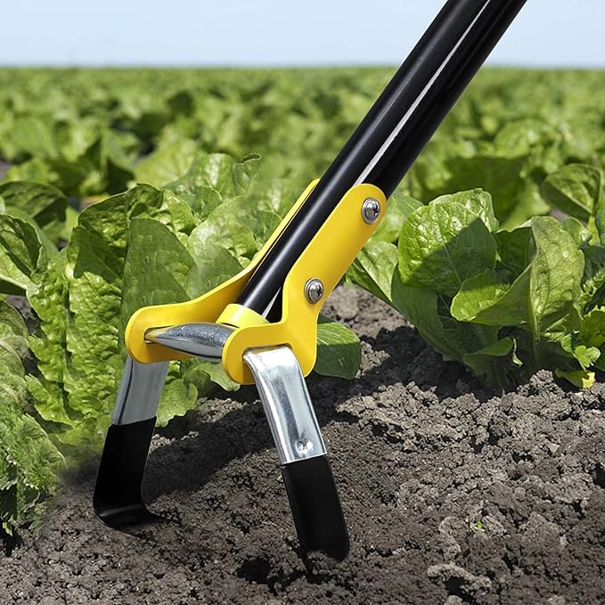 Garden Hoe Tool,54 inch Weeding Tools for Garden,Handheld Weeding Rake Planting Vegetables Farm,Sharp Durable Gardening Gifts for Hoe Garden Tool Traditional Steel Quenching Forging Process