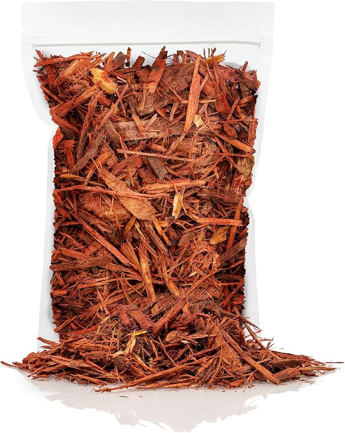 Red Mulch - Retain Moisture and Promote Healthy Root Growth in Your Landscape - 4 QUARTS
