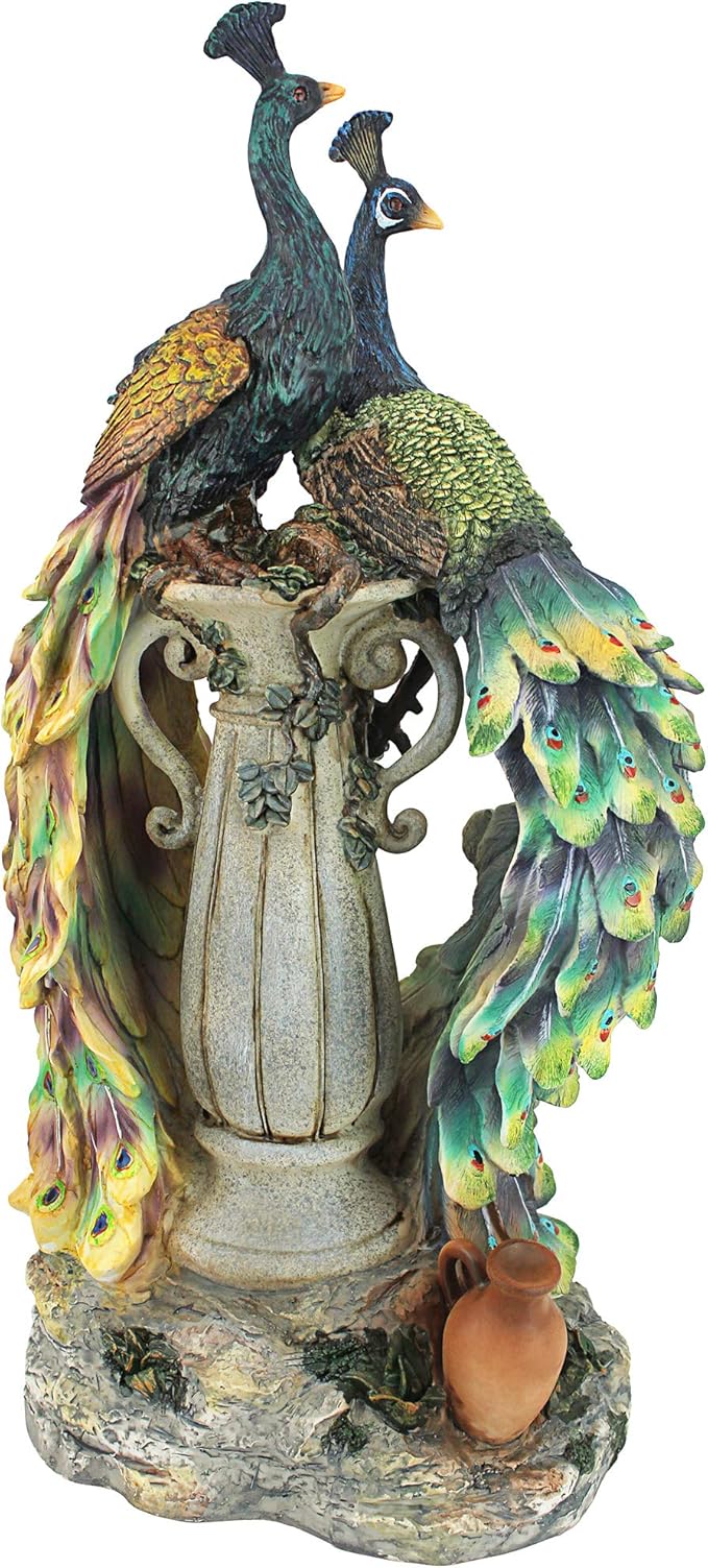 Design Toscano Peacocks in Paradise Statue