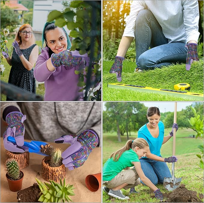 Gardening Gloves for Women and Men,Garden Gloves with Touch Screen, Thorn Proof Puncture Resistant Working Gloves, Gardening Gifts for Women, Size Small