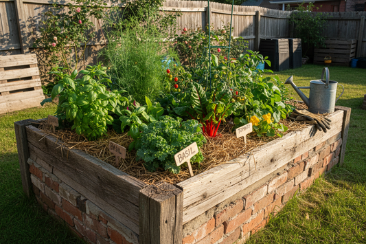 How to Build a Garden Bed with Recycled Materials
