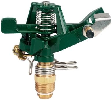 2 Pack - Orbit 1/2 Inch Zinc Impact Sprinkler Head, Lawn and Yard Watering