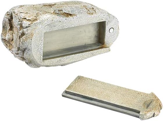 Hide-A-Key Fake Rock Security Safe Storage,Looks and Feels Like a Real Rock Spare Key,Safely Hiking Your Spare Key Outdoor,Yard or Garden Diversion Safes,Outdoor Statue.