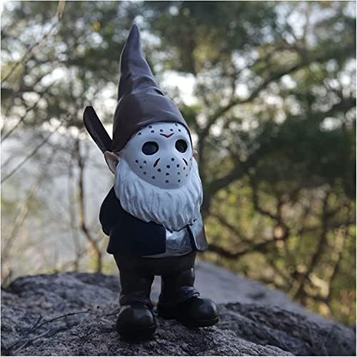 Garden Gnomes Christmas Table Decor Horror Decor Bookshelf Decor Halloween Decorations Gift - Brown