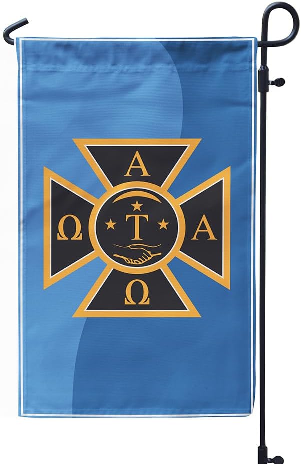 Alpha Tau Omega Licensed Flag Garden 12x19 inches Flag Banner Yard Decor Outdoor Decoration (Alpha Tau Omega #6)