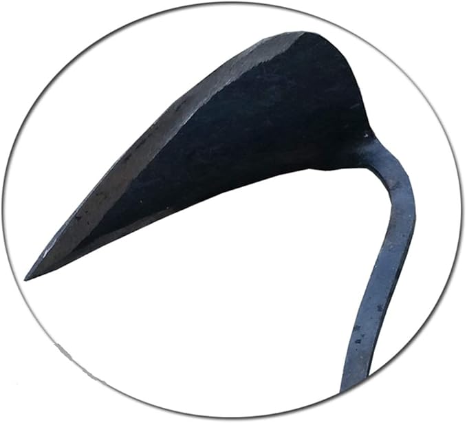 Premium Forged Gardening Hand Plow Hoe, Korean Daejanggan Style Ho-Mi(Weeding Sickle) for EZ Digger Tools 1 Pack