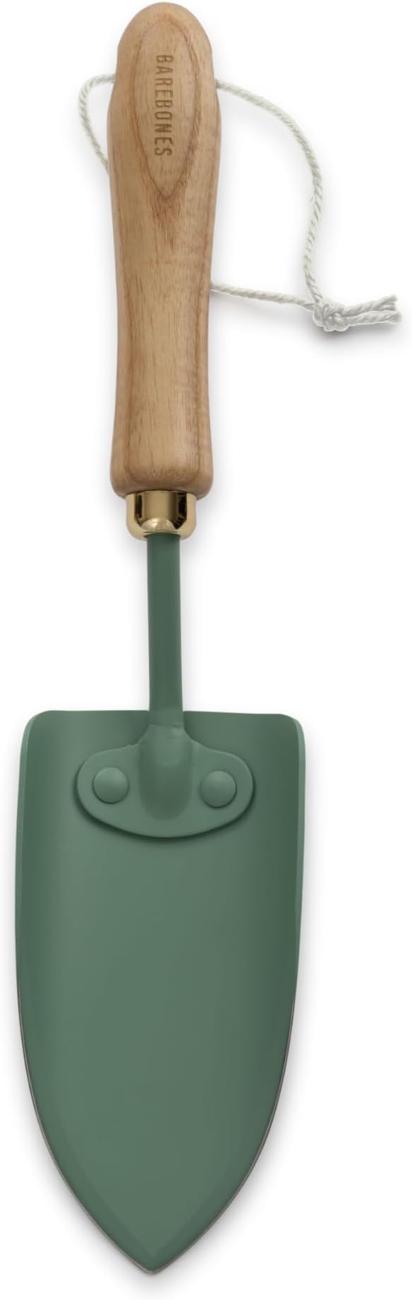 Barebones Spade Hand Trowel - Gardening Hand Tools - Stainless Steel Spade Shovel - Premium Quality Garden Spade - Japanese Garden Tool - Multipurpose Tool (Ash/Mint)