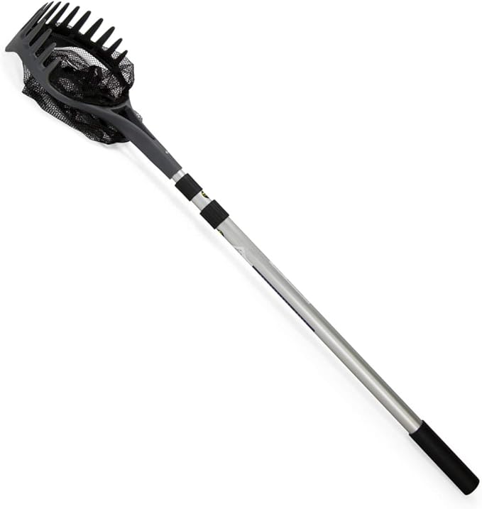 Aquascape Pond Shark Net, Skimming, Maintenance & Water Garden Tool, Extends 96" | 74005