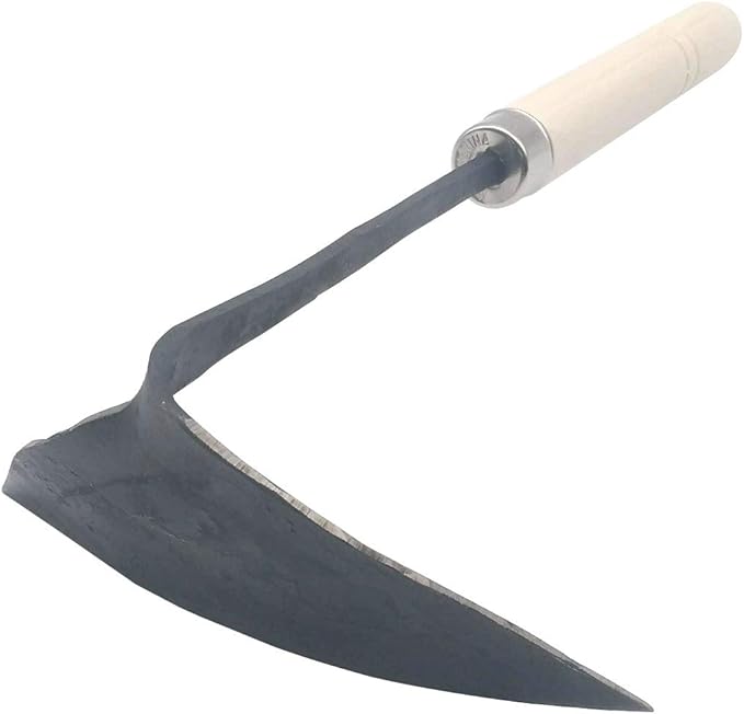 GARASANI Hoe Hand Plow Hoe Korean Style Ho-Mi - Best Organic Gardening (Inverted-Triangle)