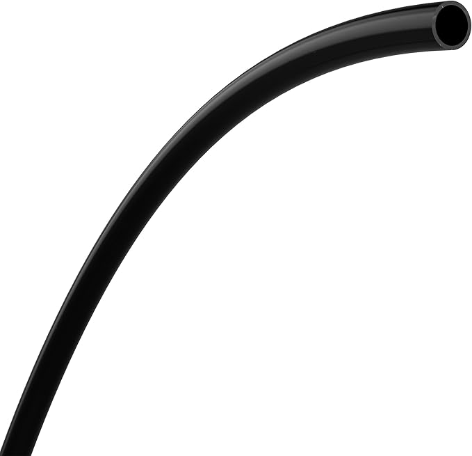 Alpine Corporation 100 Ft. PVC Tubing with 5/8" Inside Diameter for Ponds and Fountains, Black