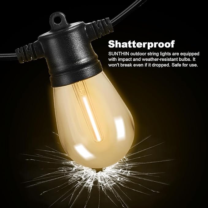 SUNTHIN Globe String Lights