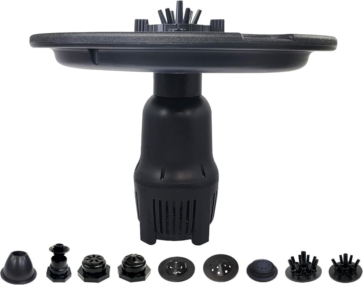 HALF OFF PONDS Floating Fountain – 1 HP Pond Aerator, 100' Cord – 15,000 GPH Water Pump – 13 Spray Patterns – Energy-Efficient for Large Ponds, Lakes & Water Gardens