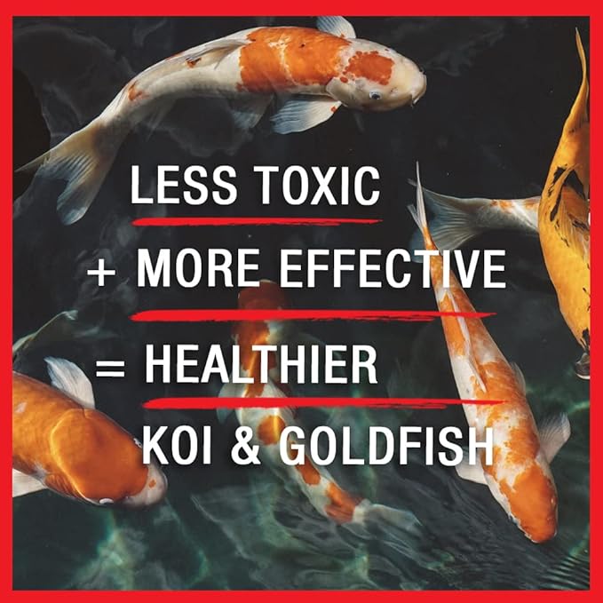MICROBE-LIFT Broad Spectrum Disease Treatment for Ponds and Outdoor Water Garden, Safe for Live Koi Fish, Goldfish, Plants, and Decor, 32 Ounces