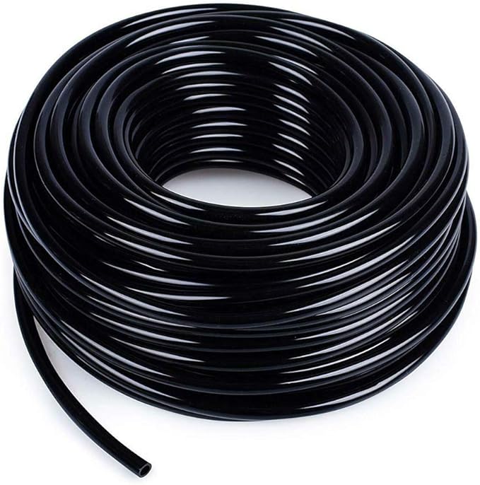 Drip Irrigation kit Plant Watering System Gravity Fed Irrigation Water Drip Setfor Garden Greenhouse Yard Lawn Home or Vacation Use 10M 4/7" Tube 10 Nozzles