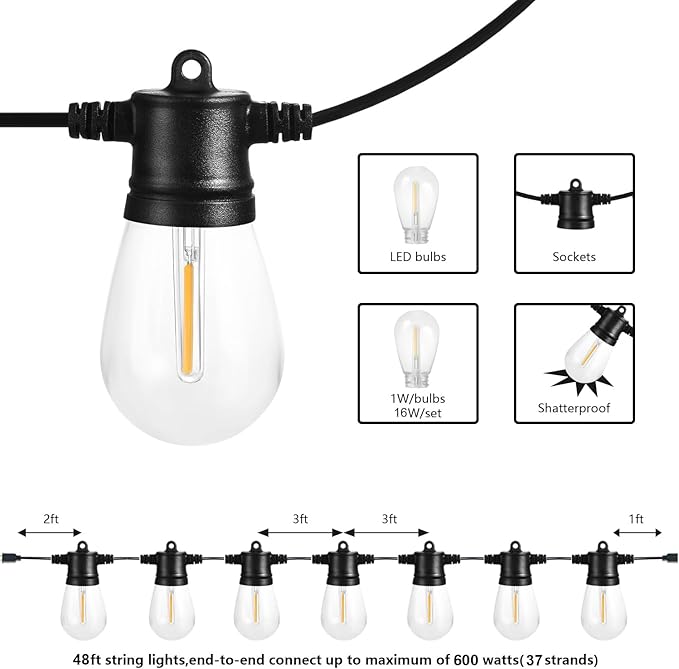 SUNTHIN Globe String Lights - Thumbnail 5