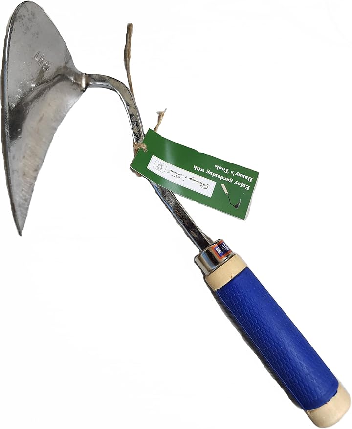Danny’s Tools Hoe (Ho-mi), Korean Gardening Tool, Easy Gardening, Weeding and Farming, Hand Made, Hand Forged Steel.