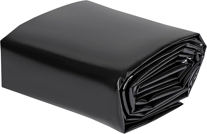 Pond Liners 20 x 20 Feet, Easy Cutting LDPE Pond Liner 20 Mil, High Preformed Koi Pond Liner for Ponds, Streams, Fountains and Garden Waterfall