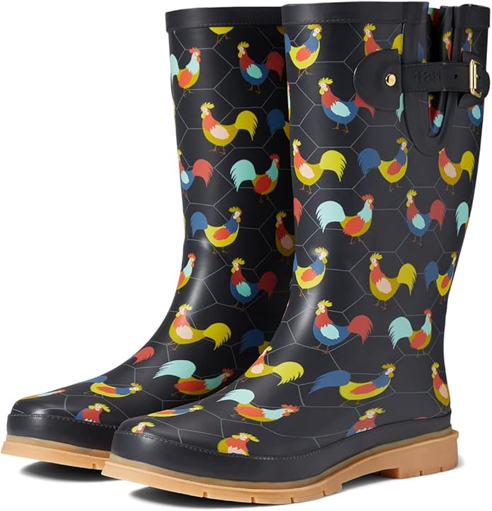 Western Chief Women's Tall Waterproof Rain Boot Outdoor Garden Shoes