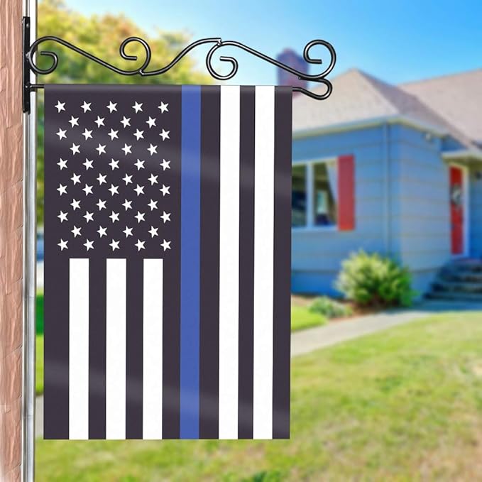 Wall Garden Flag Holder,Wall Garden Flag Stand,Garden Flag Scroll Hanger,Garden Flag Wall Hanger,one Piece Garden Flag Stand for Wall Porch,Great Gifts Ideas
