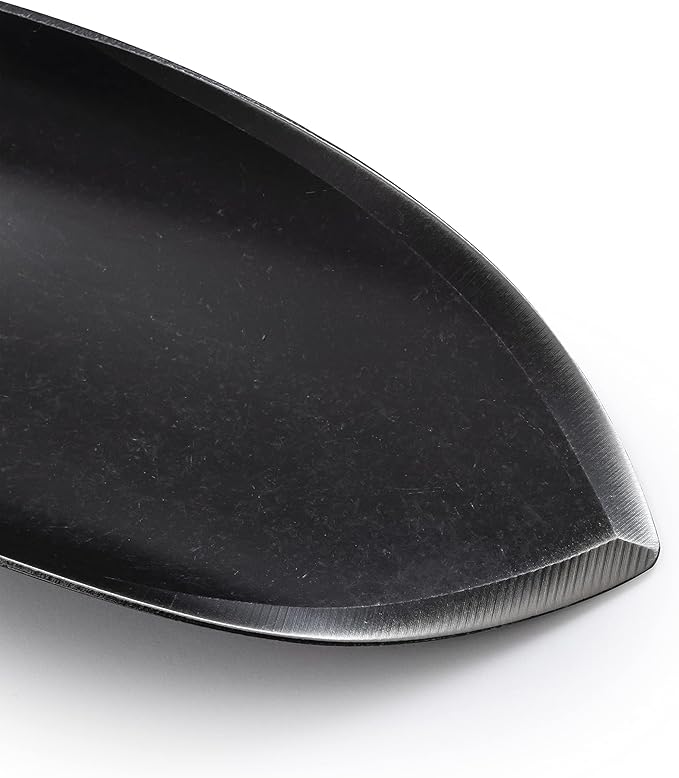 Barebones Spade Hand Trowel - Gardening Hand Tools - Stainless Steel Spade Shovel - Premium Quality Garden Spade - Japanese Garden Tool - Multipurpose Tool (Black/Walnut)