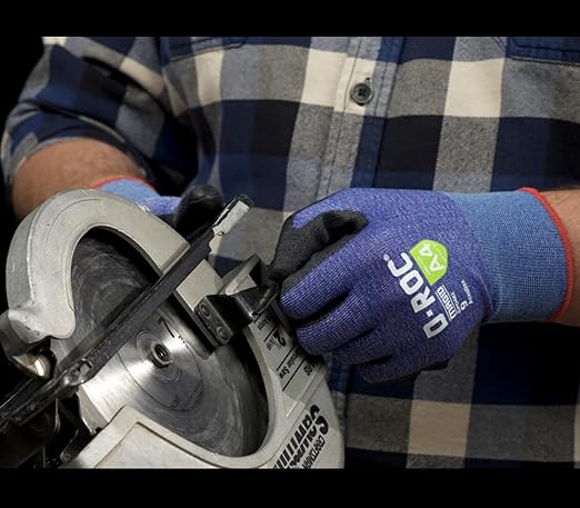 MAGID D-ROC ANSI A4 AeroDex Polyurethane Palm Coated Work Gloves, 1 Pair, Size 6/XS, GPD482