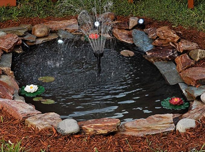 Pond Liner 15 x 20ft 20 mil Pond Liners for Outdoor Ponds, UV Resistant LDPE Fish Pond Liner for Backyard Koi Ponds, Pool, Water Features, Fountains, Waterfall and Water Gardens, Black