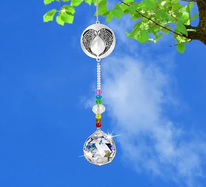 Memorial Gifts Crystal Suncatcher,Unique Sympathy Gifts for Loss of Loved One,Rainbow Maker Bereavement Gifts Box for Loss of Father Mom Dad Son Daughter Husband Brother Grandmother (Son)