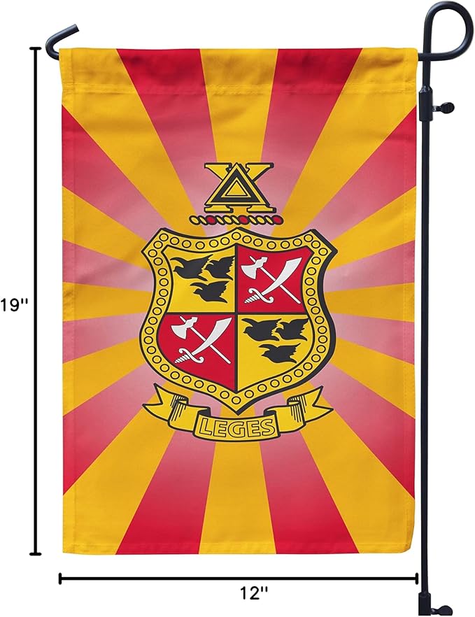 Delta Chi Licensed Flag Garden Flag Banner Yard Decor Outdoor Decoration (Delta Chi #3)