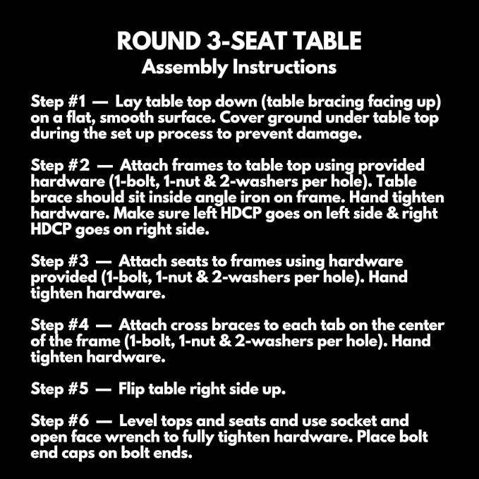 Heavy-Duty Portable Outdoor Picnic Table with Umbrella Hole, Expanded Metal Patio Dining Furniture Made in America (46" Round Top, Dark Blue)