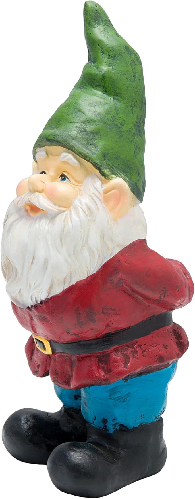 Alpine Corporation 11" Tall Classic Outdoor Garden Gnome Yard Statue Decoration