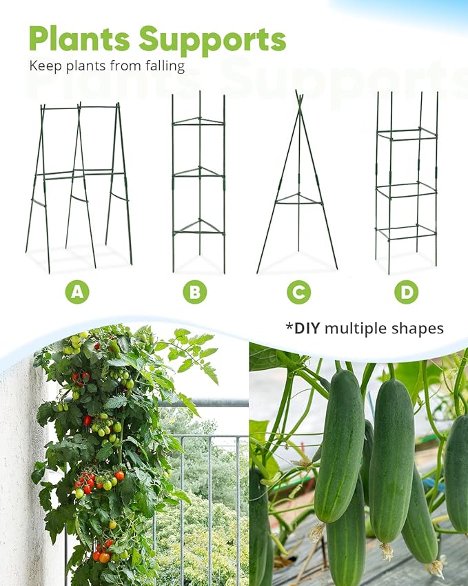 Quictent Galvanized Raised Garden Bed 6x3x1 Ft Metal Planter Box for Vegetables Bottomless for Backyard Outdoor, Include 1 Tomato Cage, Dark Grey