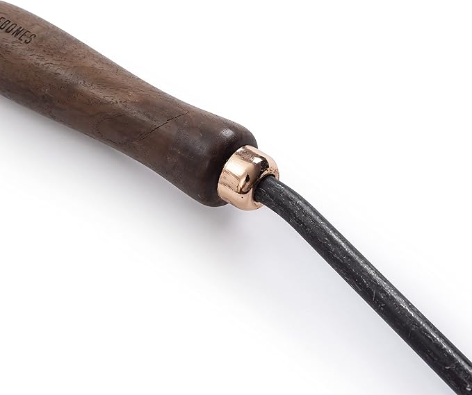 Barebones Japanese Weeding Hoe - Hoe Garden Tool - Durable Stainless Steel Hand Tool for Weeding and Digging (Walnut/Black)