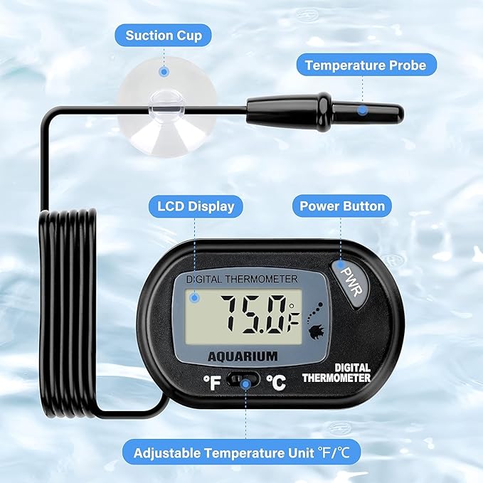 iPower 20" x 20" Durable Waterproof Seeding Heat Mat with Digital Thermometer for Providing Reliable Warmth for Indoor hydroponic Plant Germination