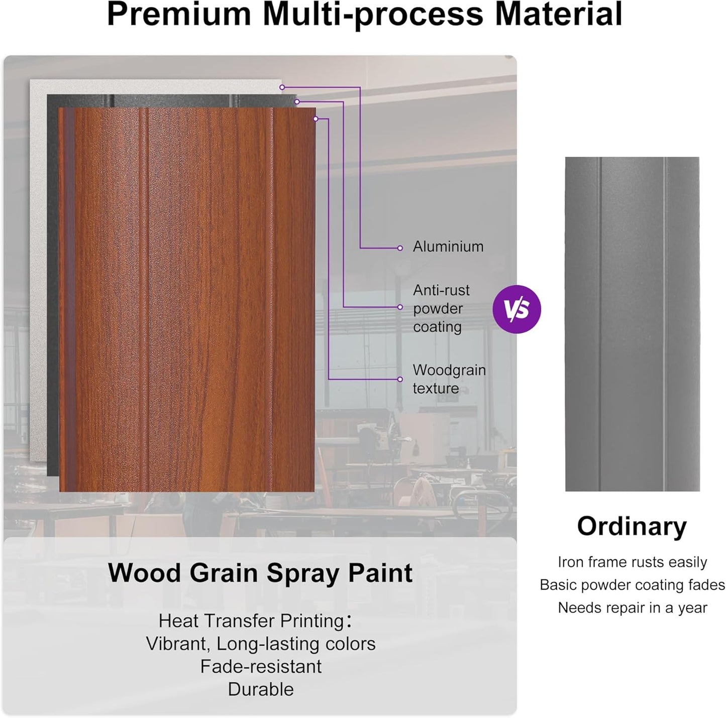 PURPLE LEAF 10ft Patio Umbrella Outdoor Round Umbrellas Large Cantilever Umbrella Windproof Offset Umbrellas Heavy Duty Sun Umbrella for Garden Deck Pool Patio, Brick Red