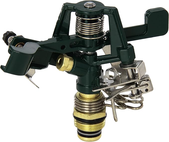 Orbit 5 Pack 1/2 Inch Zinc Impact Sprinkler Head, Lawn and Yard Watering
