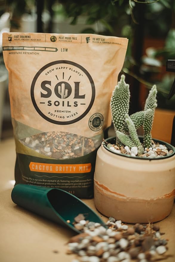 Sol Soils Cactus Gritty Mix (1 Gallon)