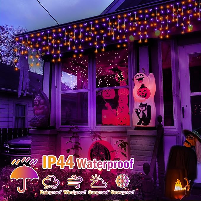 Outdoor 49ft 450LED Fairy String Lights with 8 Modes Timer for Indoor/Outdoor Use - Perfect for House, Garden, Party & Holiday Decor