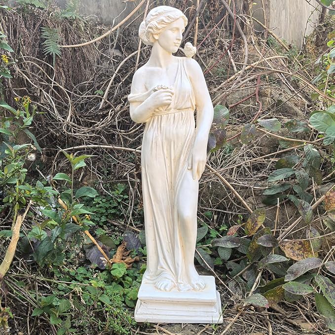 Outdoor Statue, Nymph Sculpture Goddess of Greek Mythology Roman Style for Garden Patio Yard Lawn Porch Decor (Nymph)