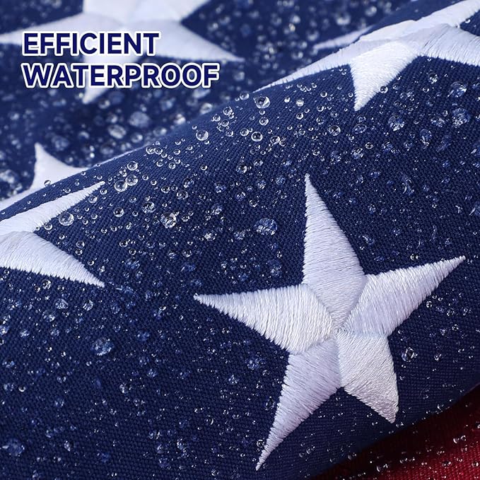 American Flag 3x5 Ft Series，Upgraded Thickened Spun Polyester Fade-Resistant Ultra Durable Tear-Resistant Heavy Duty Flags Heavy Duty, Embroidered Stars, Sewn Stripes, Brass Grommets