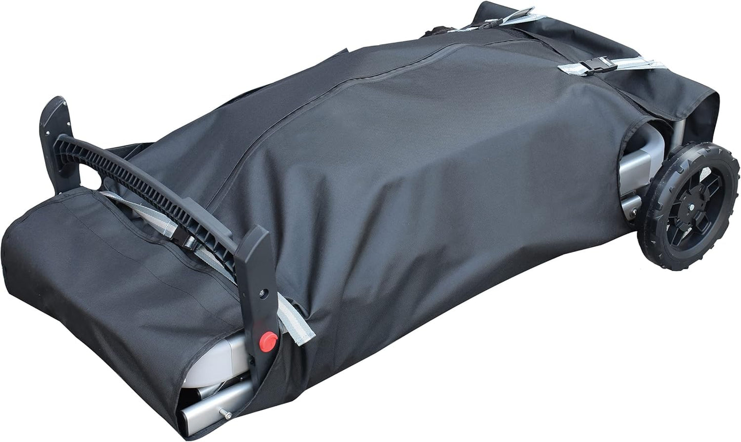 Cargo Protector Grill Cover for Weber 9010001 Traveler Heavy Duty Waterproof 600D Oxford Fabric Portable Storage Cover, Compatible with Weber 7030 Cargo Protector Storage Bag