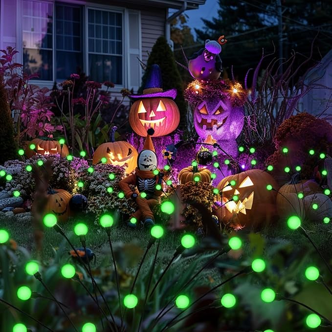 Solar Garden Lights for Outdoor, Green