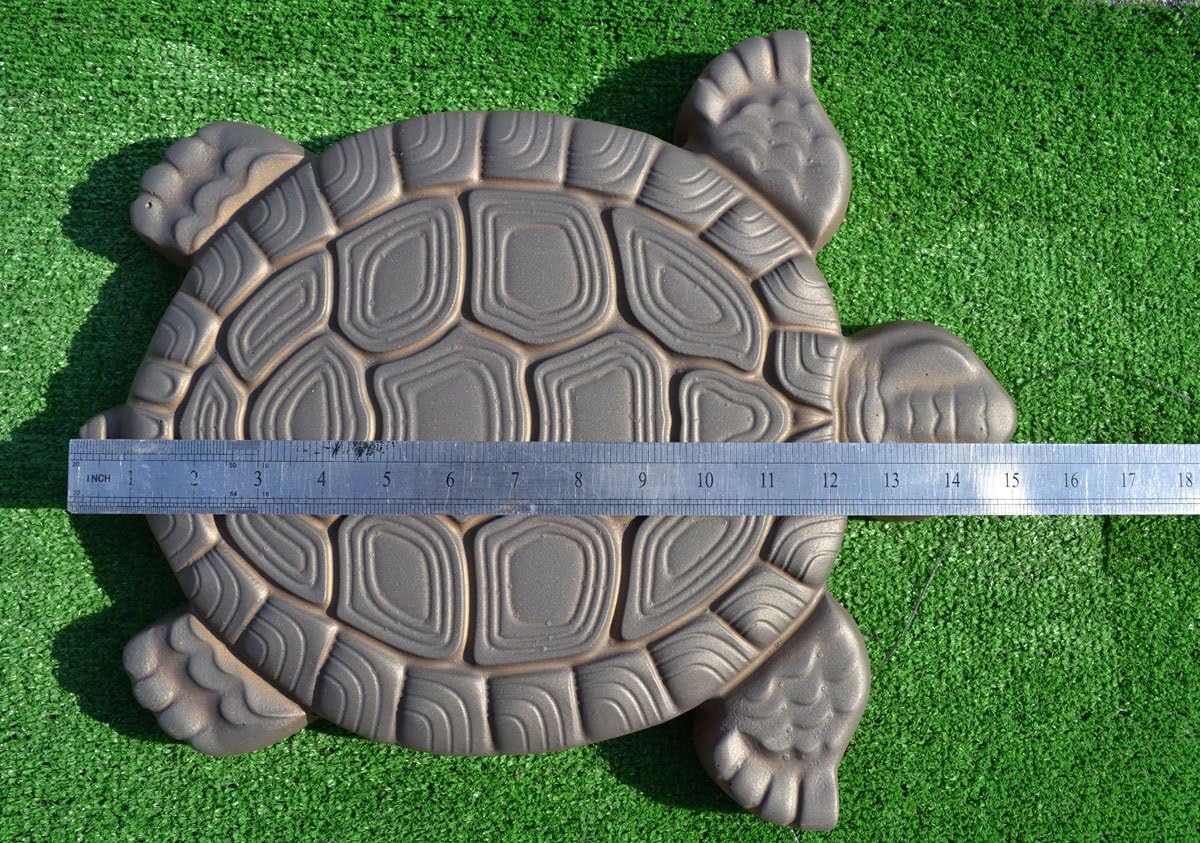 SvitMolds Mold DIY Turtle Shape Stepping Stone Mold Turtle Decorative Stepping Stone Mould Concrete Cement Mould DIY Personalized Manual Garden Lawn Pathmate Paving Pavement Paver (S02)