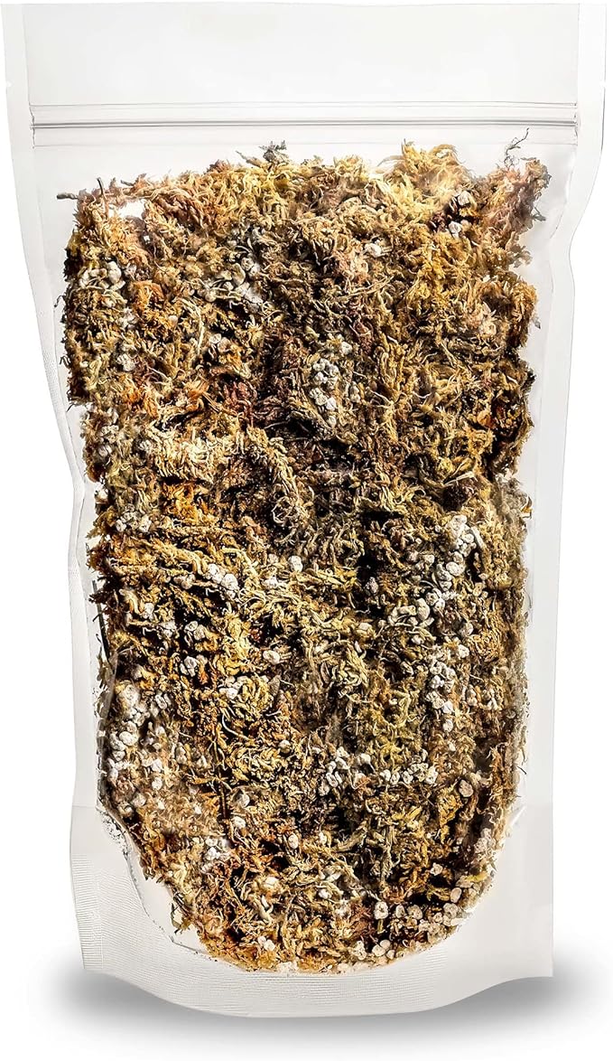 Sphagnum Moss Potting Mix for Carnivorous Plants, Moss and Perlite Blend for Potting Venus Fly Traps, Sarracenia, Pitcher Plants - 75% Sphagnum Moss + 25% Perlite - Made in USA - 1 Quart