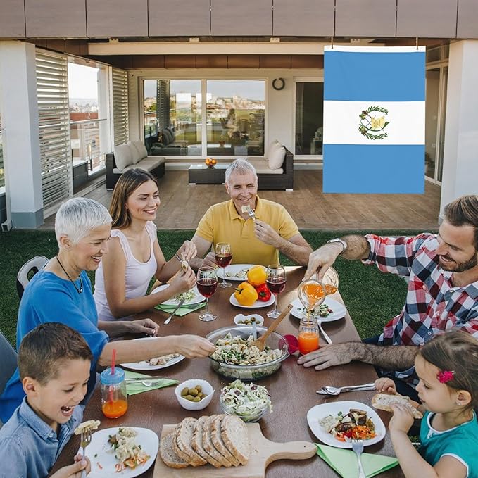 Guatemala Guatemalan Flag Garden Yard House 2x3 ft Flags Double Sided Print Banner Indoor Outdoor Party Home Decorations for Boat Dorm House Balcony