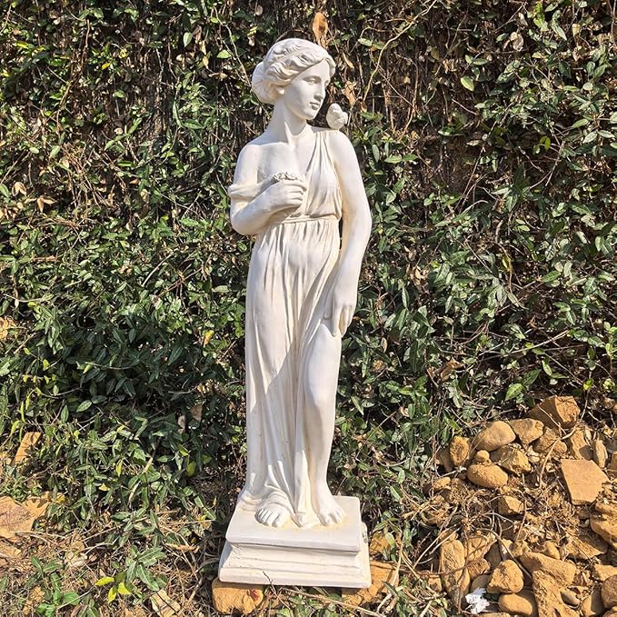 Outdoor Statue, Nymph Sculpture Goddess of Greek Mythology Roman Style for Garden Patio Yard Lawn Porch Decor (Nymph)